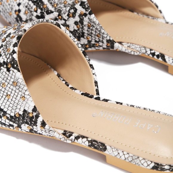 Studded Snake Mules - Picture 4 of 4